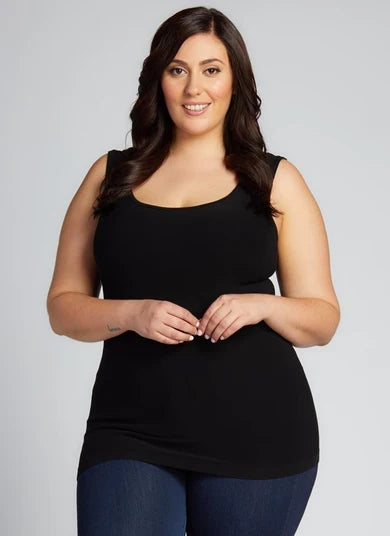 C'est Moi Bamboo Plus Tank - Black