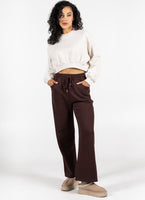 Cest Moi Cotton Fleece Sweatpants - Espresso