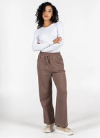 Cest Moi Cotton Fleece Sweatpants - Mocha