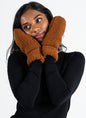 Cest Moi Teddy Mittens - Rust