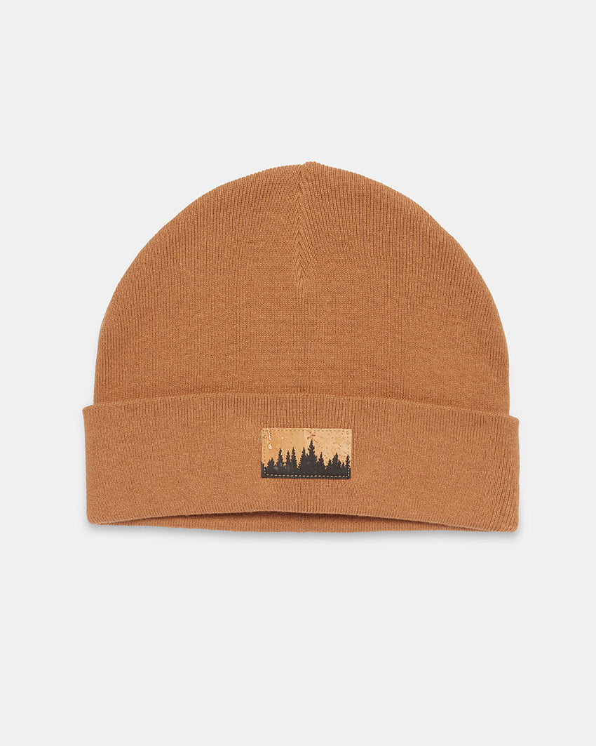 Ten Tree Juniper Cork Patch Beanie - Camel/Cork Patch