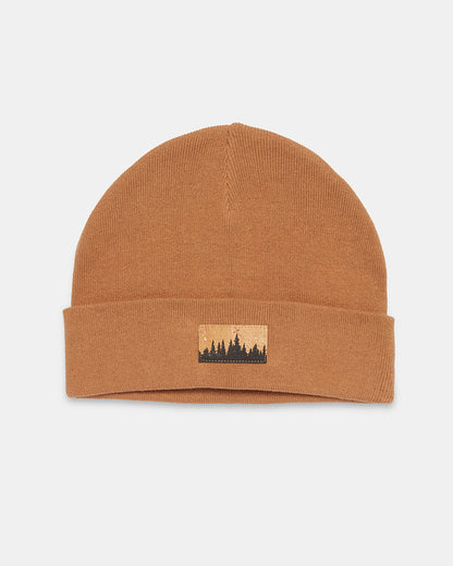 Ten Tree Juniper Cork Patch Beanie - Camel/Cork Patch