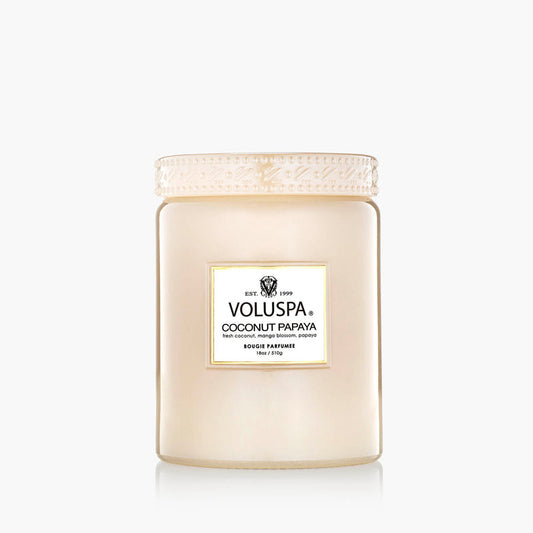 Voluspa Candle Speckle Jar 18oz - Papaya