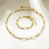 Hackney Nine Gold Necklace - Eloppina
