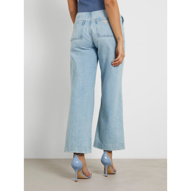 Guess Dakota High Wide Crop Jeans - Sead The Seaside