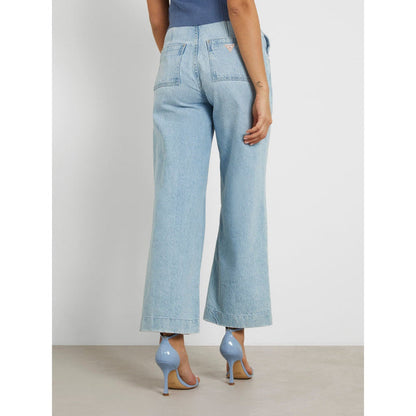 Guess Dakota High Wide Crop Jeans - Sead The Seaside