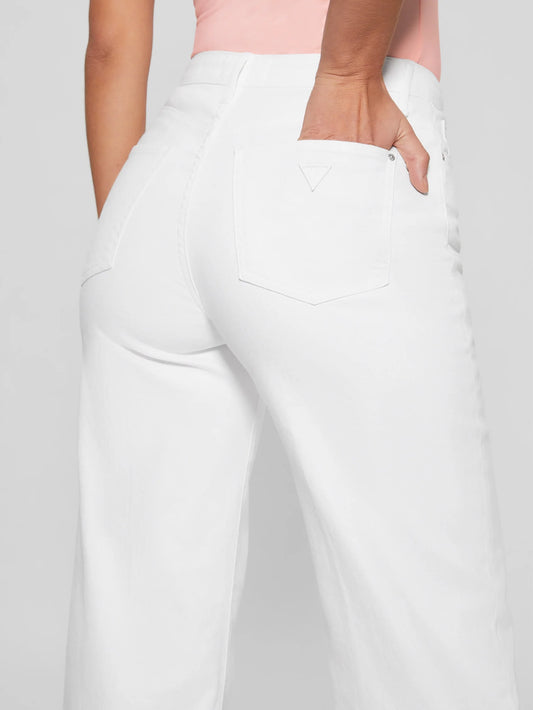 Guess Wide Leg Jeans - Pure White