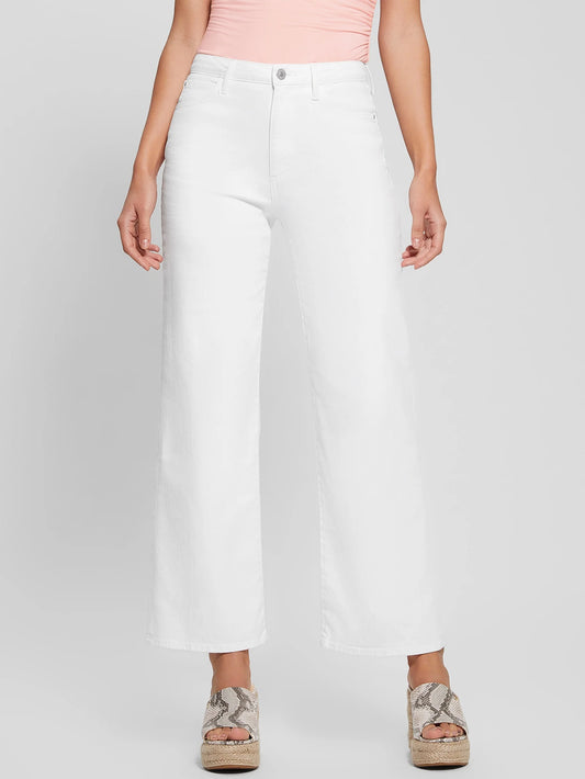 Guess Wide Leg Jeans - Pure White