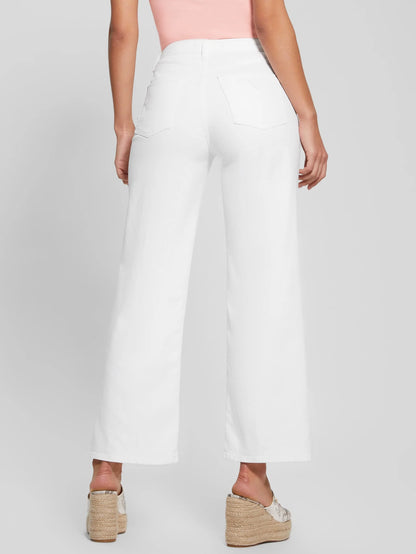 Guess Wide Leg Jeans - Pure White