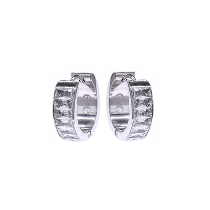 Eliasz and Ella Toscana Hoops - Silver