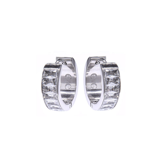 Eliasz and Ella Toscana Hoops - Silver