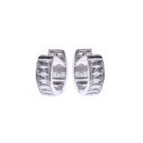 Eliasz and Ella Toscana Hoops - Silver