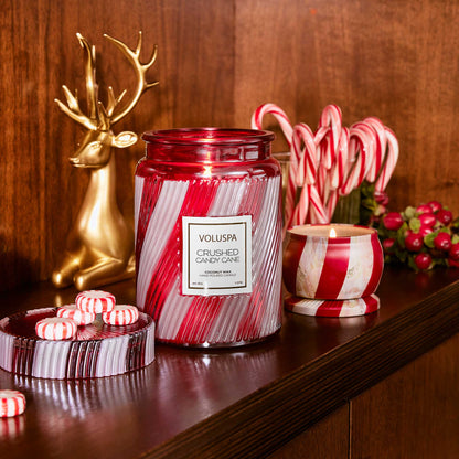 Voluspa Crushed Candy Cane 18oz Large Jar