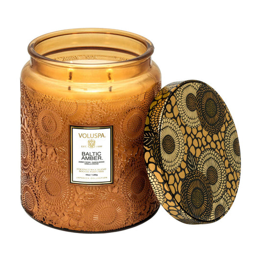 Voluspa Candle Large Jar 18oz - Baltic Amber