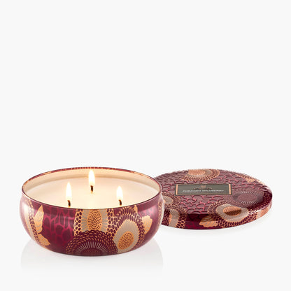 Voluspa Candle 3 Wick Tin - Foraged Wildberry