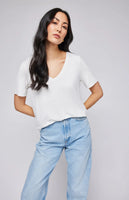 Gentle Fawn Lewis Tee - White