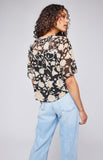 Gentle Fawn  Alexandra Blouse - Black Floral