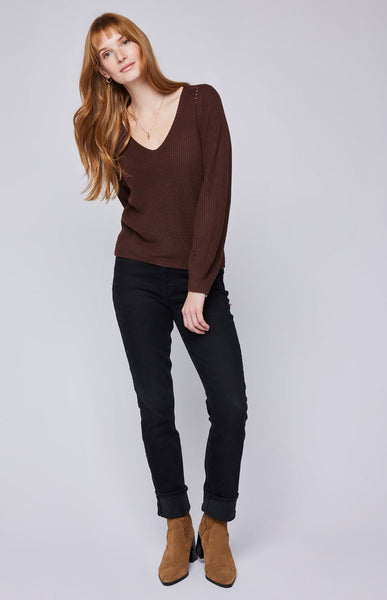 Gentle Fawn Hailey Pullover Sweater - Espresso