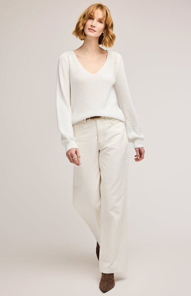 Gentle Fawn Hailey Sweater - White