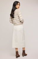 Gentle Fawn Georgia Midi Skirt - White