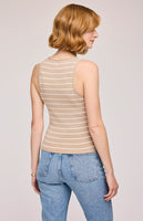 Gentle Faw Tank Oat Sierra Yarn Tank - Oat Stripe