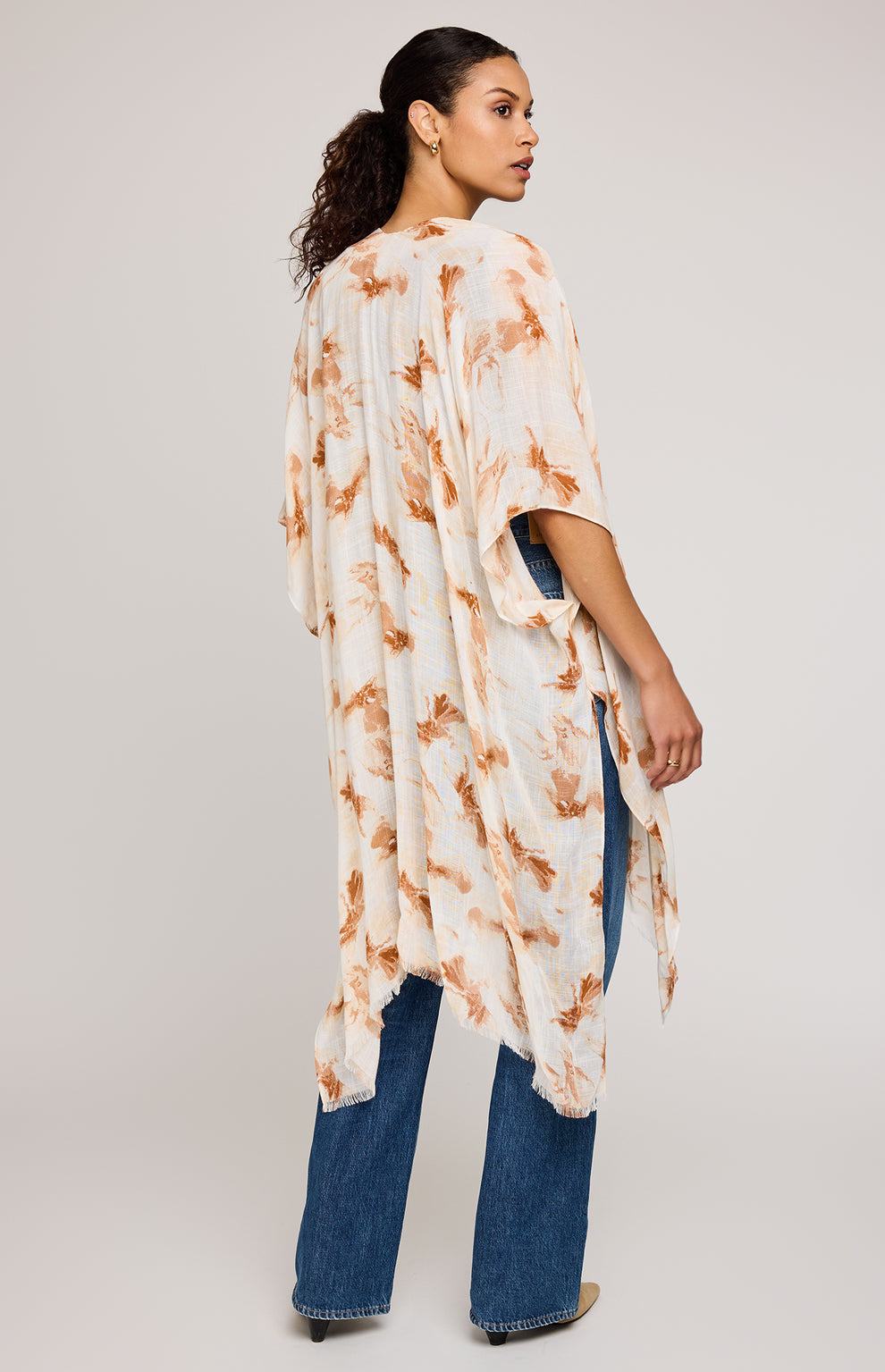Gentle Fawn Mosaic Cover-Up- Sienna Petal