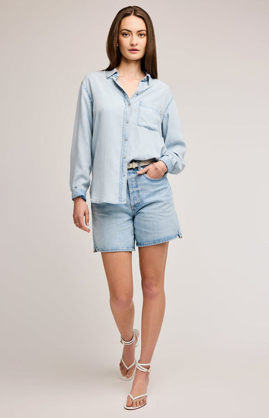 Gentle Fawn Ozzy Button Up Shirt - Light Blue