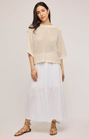 Gentle Fawn Samson Open Knit Pullover - Linen