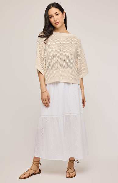 Gentle Fawn Samson Open Knit Pullover - Linen