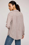 Gentle Faw Arabella Button Up - Merlot Stripe