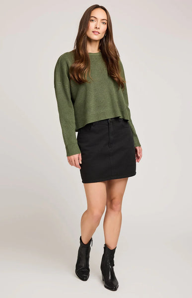 Gentle Faw Echo Sweater - Heather Ivy