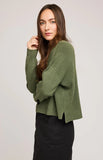 Gentle Faw Echo Sweater - Heather Ivy