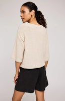 Gentle Faw Kerrigan Sweater - Heather Bone