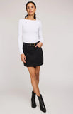 Gentle Faw Thea Jean Skirt - Washed Black