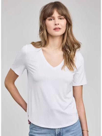 Gentle Fawn V-Neck Jamie - White