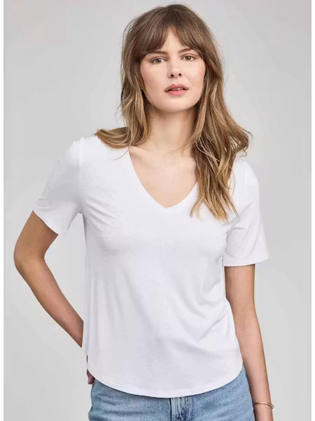 Gentle Fawn V-Neck Jamie - White