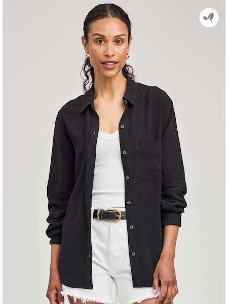Gentle Fawn Portia Button Up - Black