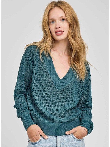 Gentle Fawn Jensen Knit Pullover- Lagoon
