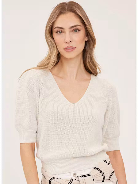 Gentle Fawn V-Neck Sweater Phoebe - Cream