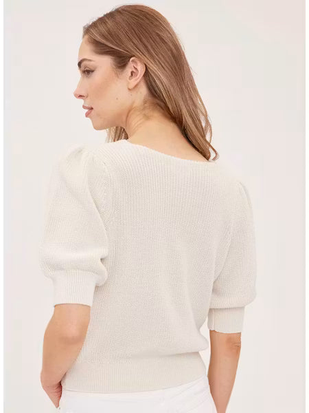 Gentle Fawn V-Neck Sweater Phoebe - Cream