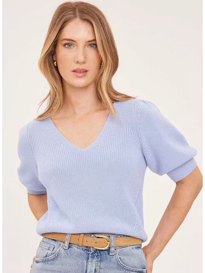 Gentle Fawn V-Neck Sweater Phoebe - Daylight