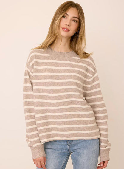 Gentle Fawn Wanda Sweater - Latte Stripe