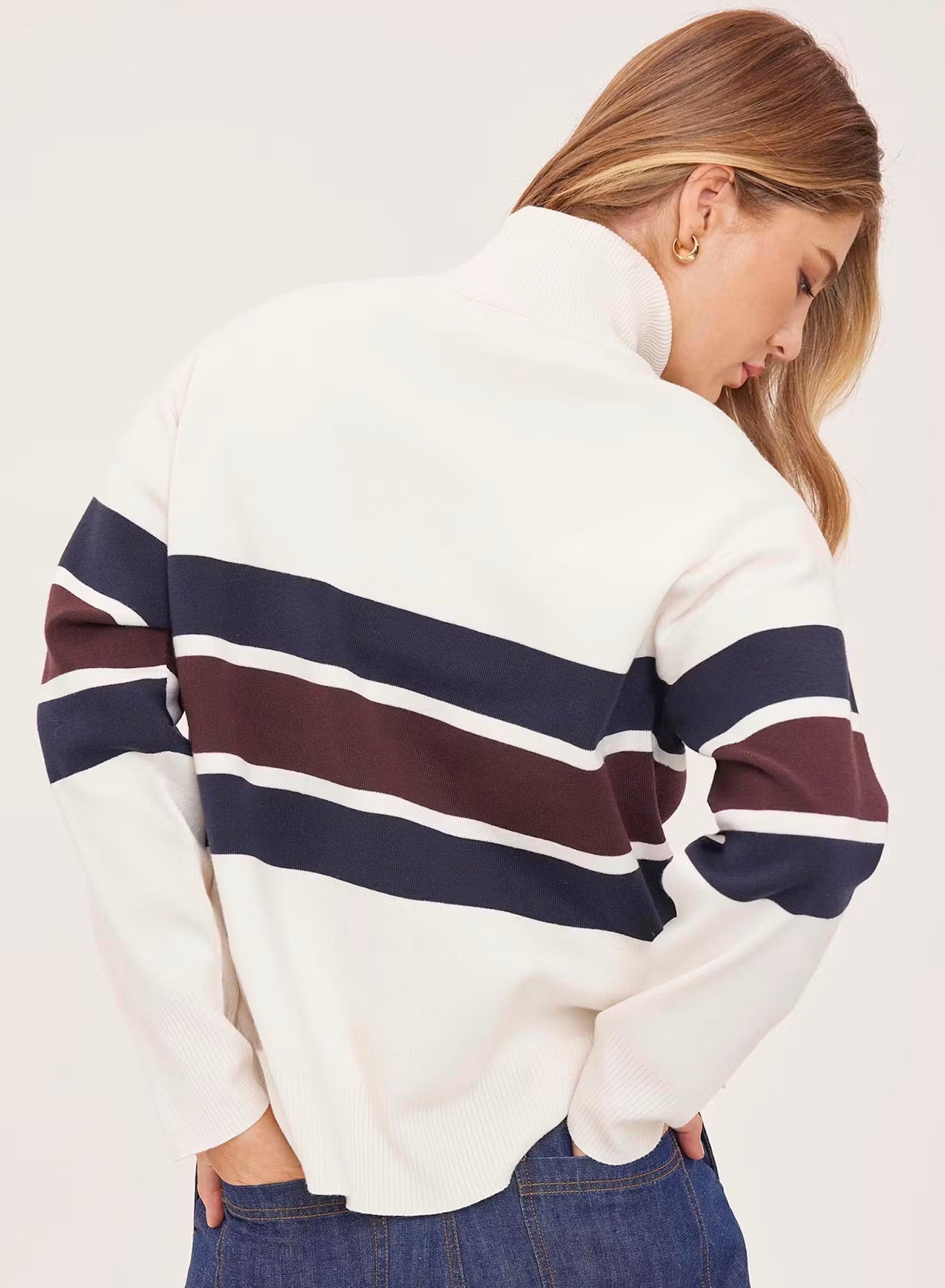 Gentle Fawn Idris Sweater - Cream Stripe