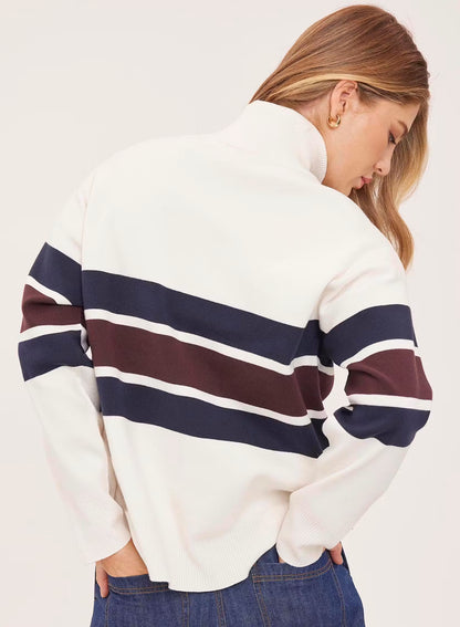 Gentle Fawn Idris Sweater - Cream Stripe
