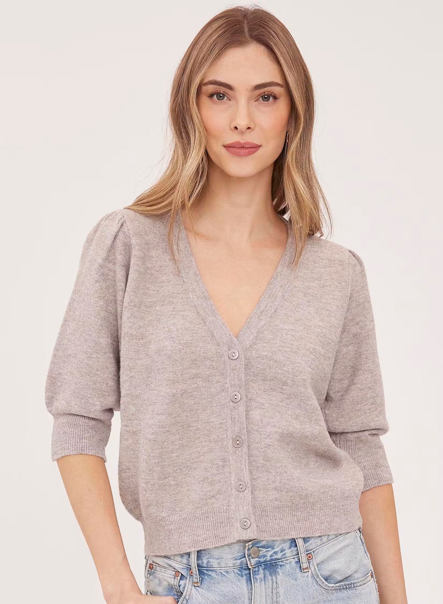 Gentle Fawn Hildi Cardigan - Heather Latte