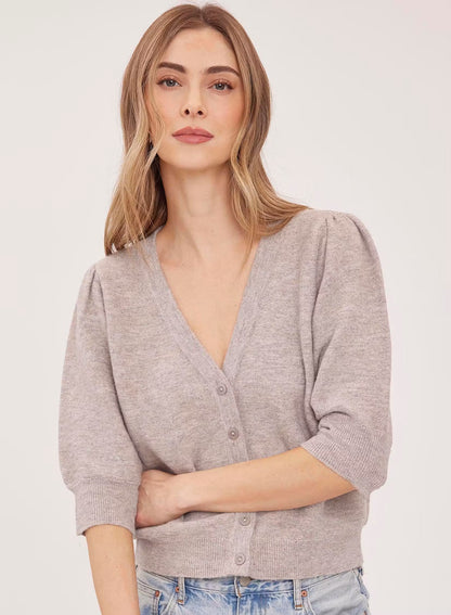 Gentle Fawn Hildi Cardigan - Heather Latte