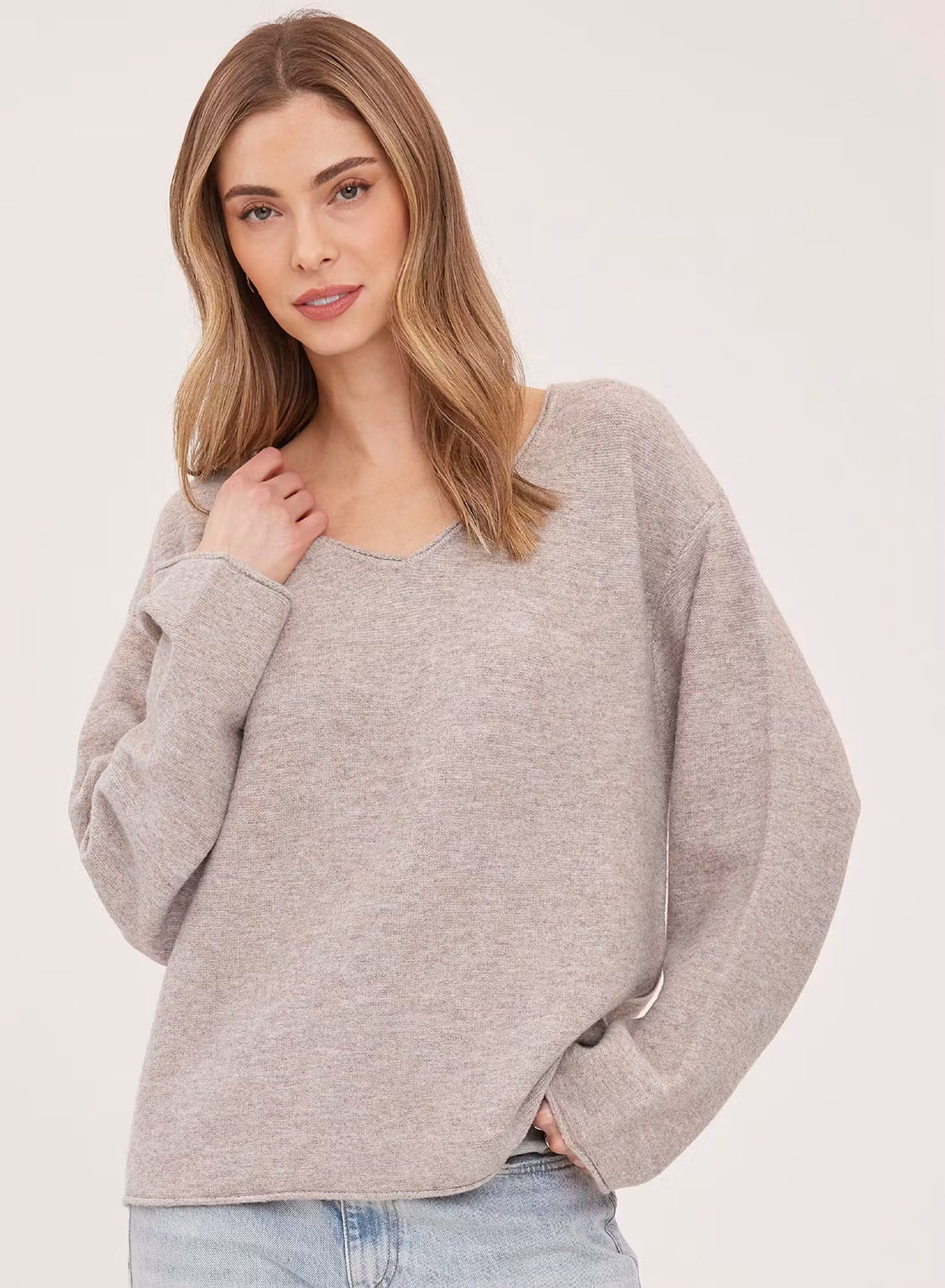 Gentle Fawn Annalise Sweater - Heather Latte