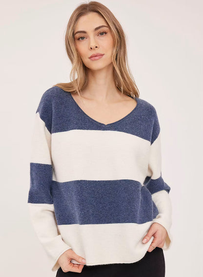 Gentle Fawn Annalise Sweater - Navy Stripe