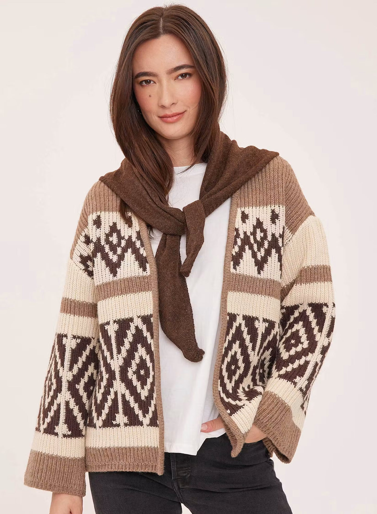 Gentle Fawn Dorian Cardigan - Heather Latte