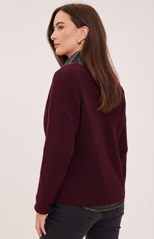 Gentle Fawn Tucker Sweater - Fig